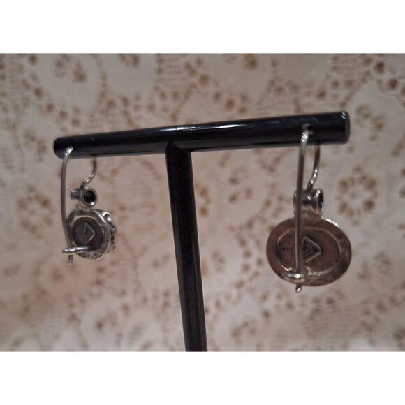 EUC Silpada Daintree Sterling Silver Necklace & Earring Set w/Green Stones - Picture 7 of 15